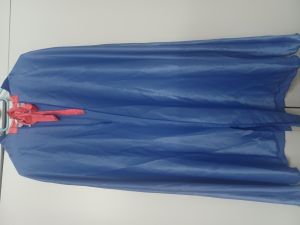 Kids Costumes to Hire - Blue cape with pink ribbon - CHILD